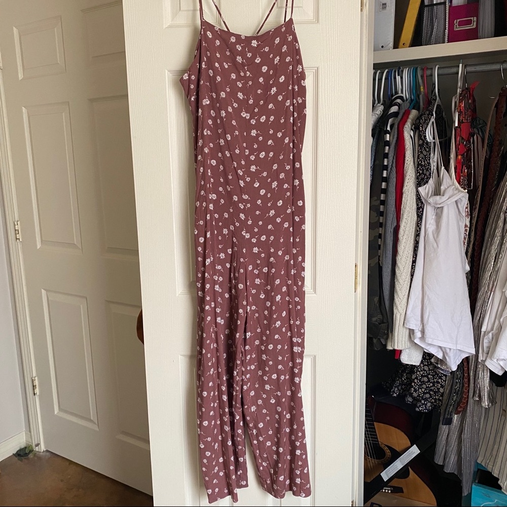 Pink Floral Jumpsuit (Target)